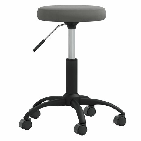Massagekruk fluweel donkergrijs 1
