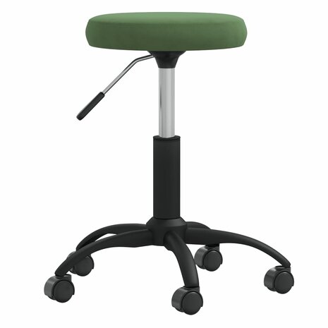 Massagekruk fluweel donkergroen 1