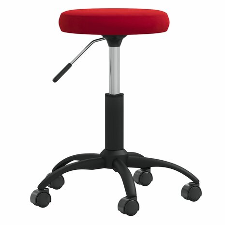 Massagekruk fluweel wijnrood 1