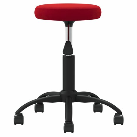 Massagekruk fluweel wijnrood 3