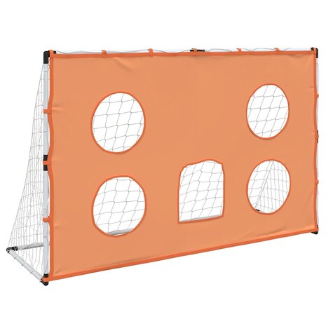 Kindervoetbaldoel met doelmat en bal 182x62x118 cm 4