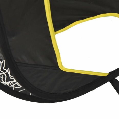 Voetbaldoel met doelwit 120x80x80 cm polyester 5