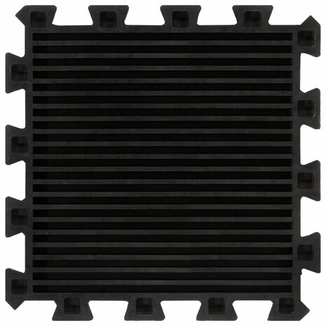 Rubbertegels 9 st 16 mm 30x30 cm zwart 5