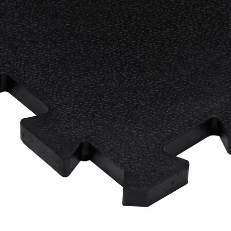 Rubbertegels 9 st 16 mm 30x30 cm zwart 6