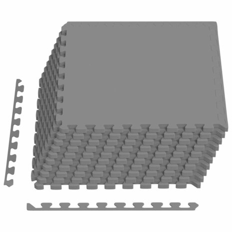 Vloermatten 40 pcs Grijs 14,4 m&sup2; EVA Schuim 2
