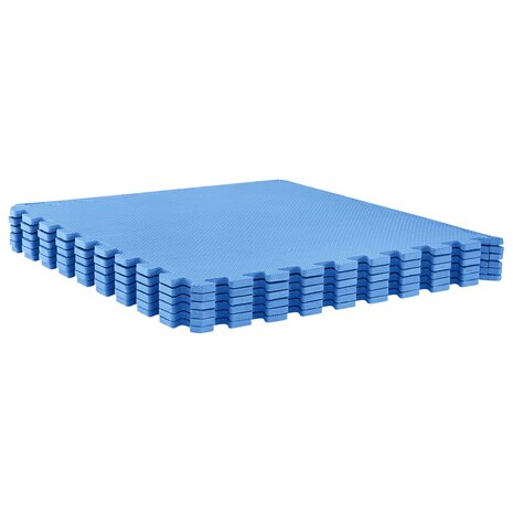 Vloermatten 12 pcs Blauw 4,32 m&sup2; EVA Schuim 4