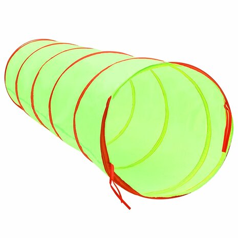 Kinderspeeltunnel met 250 ballen 175 cm polyester groen 4
