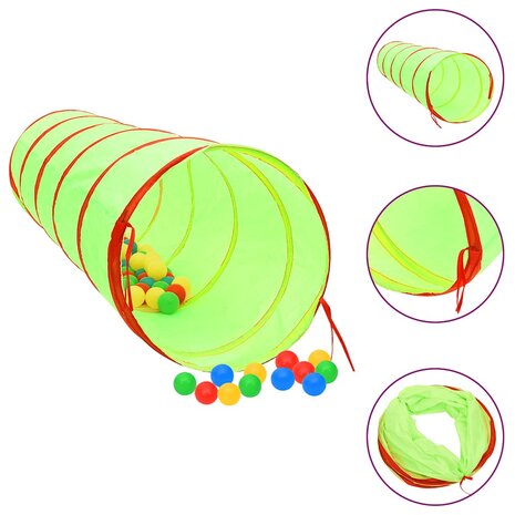 Kinderspeeltunnel 175 cm polyester 1