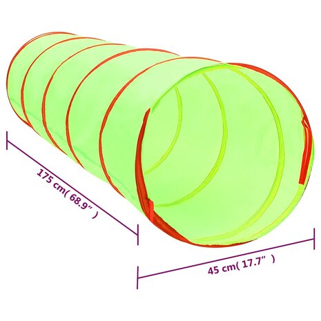 Kinderspeeltunnel 175 cm polyester 9