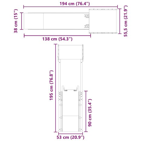 Speelhuis massief grenenhout 9