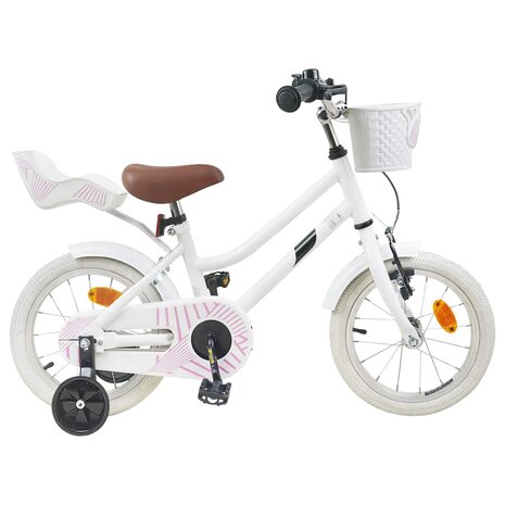 Kinderfiets 12 Inch voor 2-4 jaar oud Wit 1