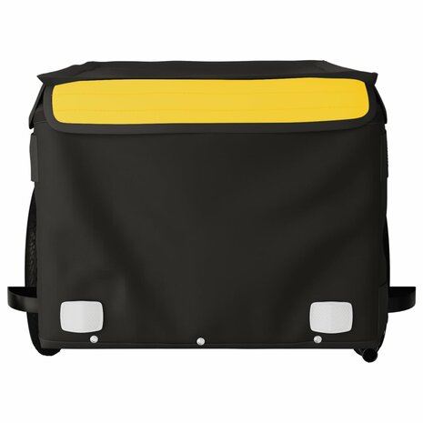 Fietstrailer 30 kg ijzer zwart en geel 6