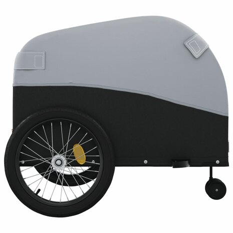 Fietstrailer 45 kg ijzer zwart en grijs 7