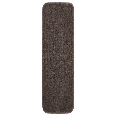 Trapmatten 15 st anti-slip rechthoekig 75x20 cm bruin 2