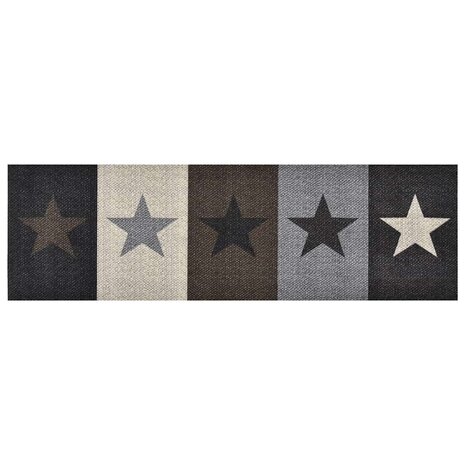 Keukenmat wasbaar Star 45x150 cm 2