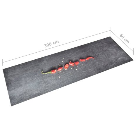 Keukenmat wasbaar Pepper 60x300 cm 5