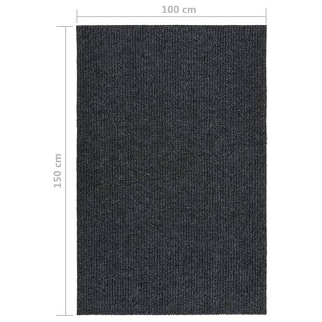 Droogloopmat 100x150 cm antracietkleurig 6