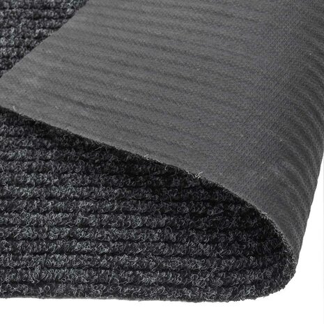 Droogloopmat 100x500 cm antracietkleurig 6