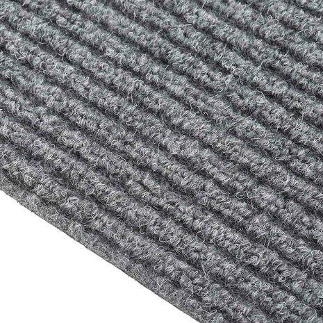 Droogloopmat 100x400 cm grijs 2
