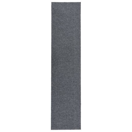 Droogloopmat 100x450 cm grijs 1