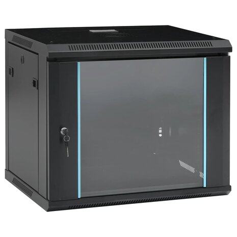 Netwerkkast voor aan de muur 9U 19" IP20 600x450x510 mm 1