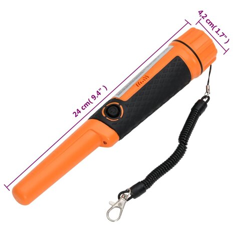 Pinpointer metaaldetector oranje 7