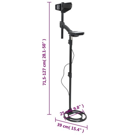 Metaaldetector auto-tune 18 cm zoekdiepte met pinpoint 7