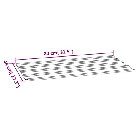 Dakpanelen 12 st 80x44 cm cortenstaal roestig 7