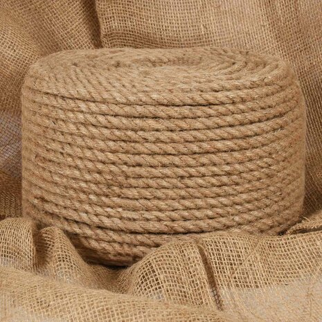 Jute Touw 2 pcs 2 mm 100 m Naturel 100% Tossa jute 1