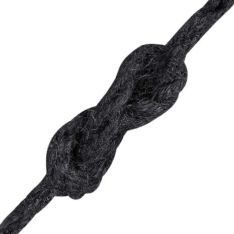 Jute Touw 2 pcs 2 Zwart 100% Tossa jute 3