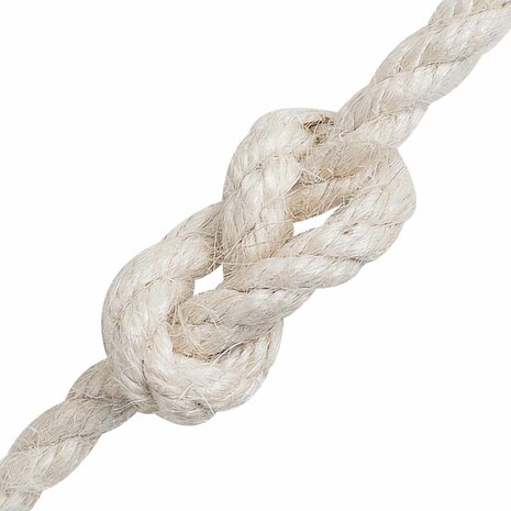 Jute Touw 8 Wit 100% Tossa jute 3