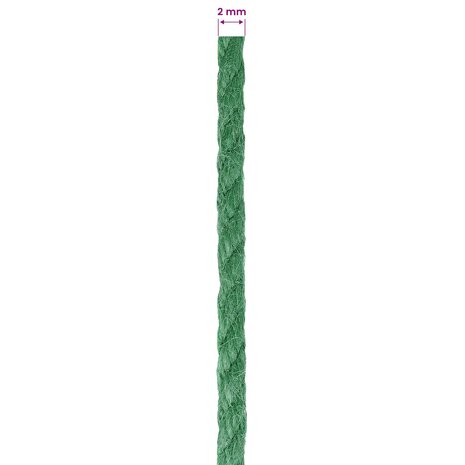 Jute Touw 2 pcs Groen 100% Tossa jute 5