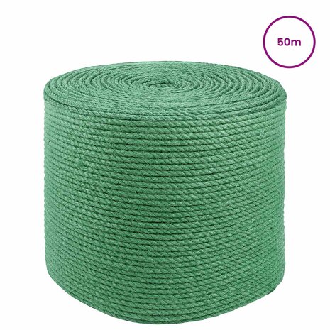 Jute Touw Groen 100% Tossa jute 2