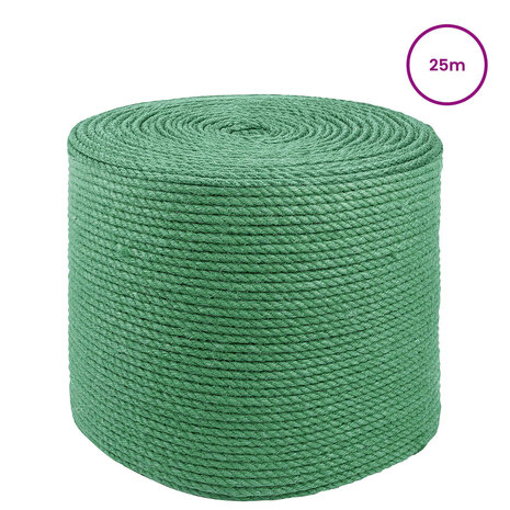 Jute Touw Groen 100% Tossa jute 2