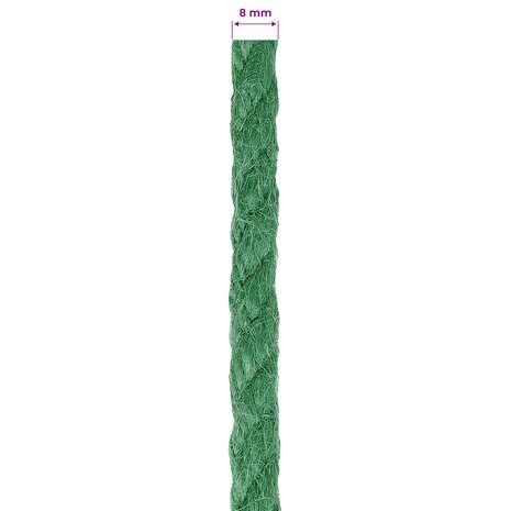 Jute Touw Groen 100% Tossa jute 5