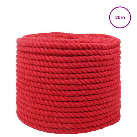 Touw Rood 1 x 1 x 2500 cm Katoen 2