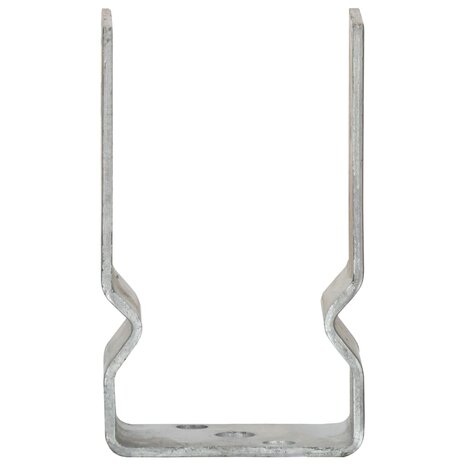 Grondankers 12 st 8x6x15 cm gegalvaniseerd staal zilverkleurig 3