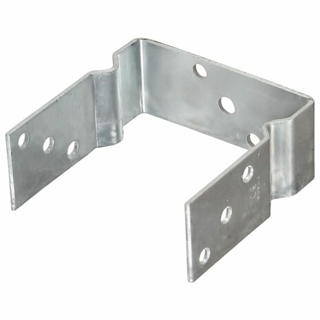 Grondankers 12 st 14x6x15 cm gegalvaniseerd staal zilverkleurig 2