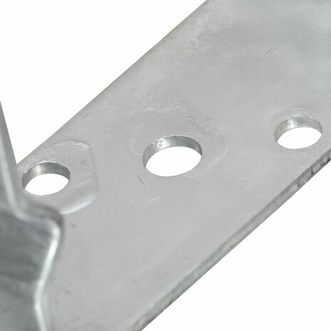 Grondankers 12 st 14x6x15 cm gegalvaniseerd staal zilverkleurig 7