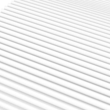 Schuimmatras hardheid H2 H3 80x220 cm wit 5