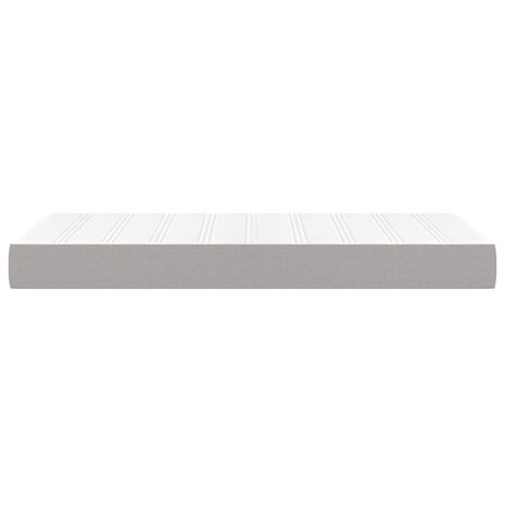 Pocketveringmatras voor kinderen medium 80x160 cm stof lichtgrijs 4