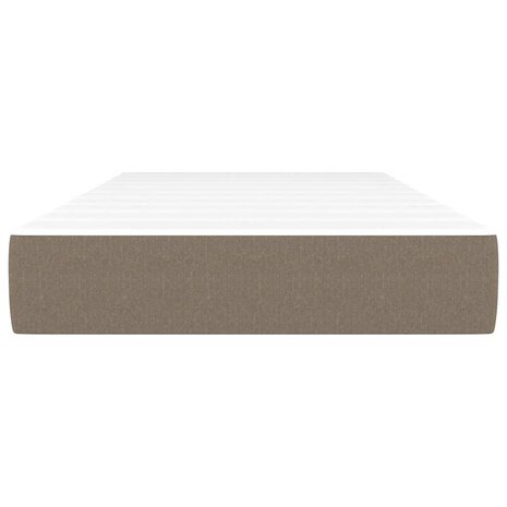 Pocketveringmatras voor kinderen medium 80x160 cm stof taupe 3