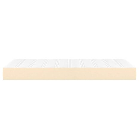 Pocketveringmatras voor kinderen medium 80x160 cm stof cr&egrave;mekleurig 4
