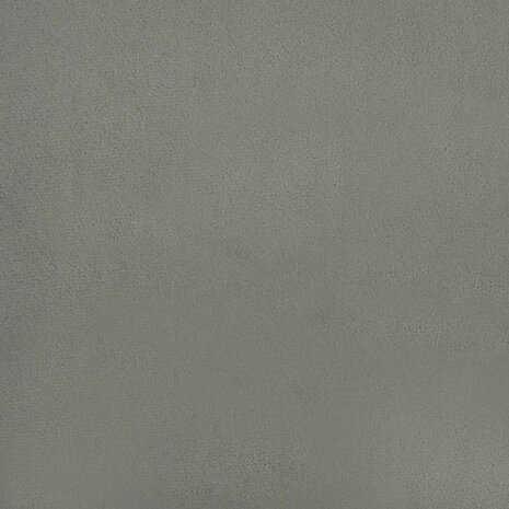 Pocketveringmatras medium 80x210x20 cm fluweel lichtgrijs 6