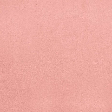 Pocketveringmatras medium 80x220x20 cm fluweel roze 6