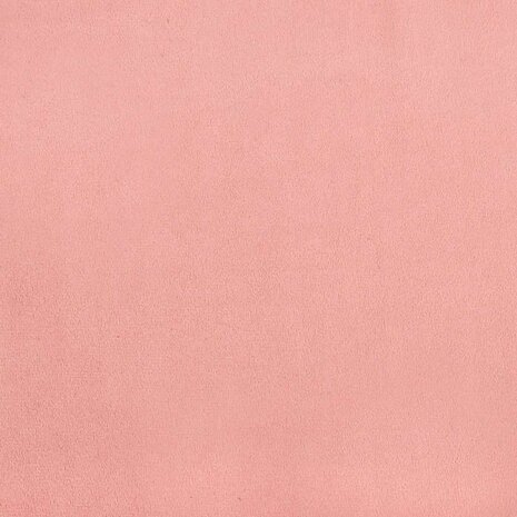 Pocketveringmatras medium 90x220x20 cm fluweel roze 6