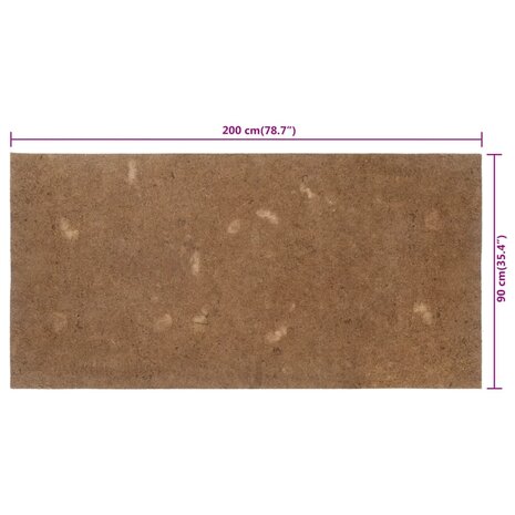 Matrasonderlegger 90x200 cm kokosnootvezel 7