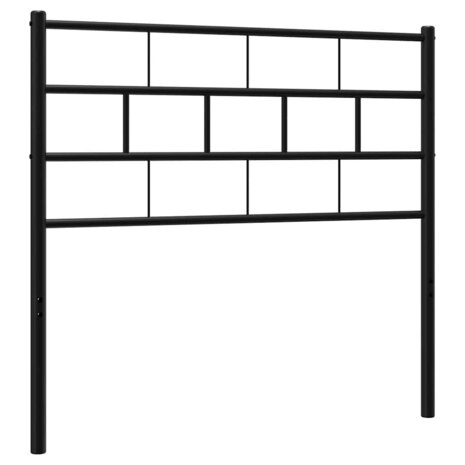 Vervangend hoofdbord 75 cm metaal zwart 2