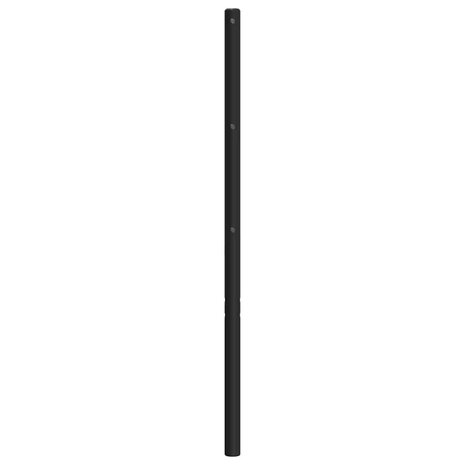 Vervangend hoofdbord 200 cm metaal zwart 4