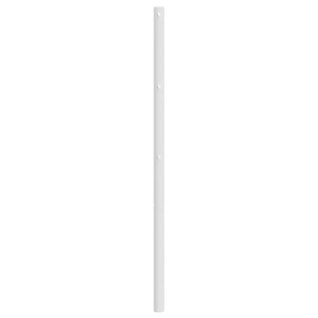 Vervangend hoofdbord 200 cm metaal wit 4